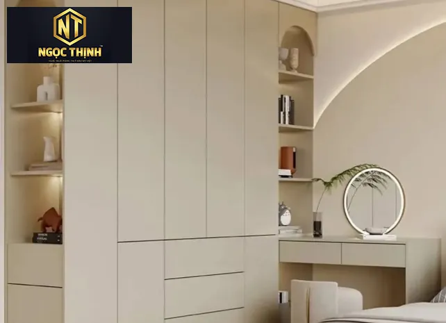 TỦ QUẦN ÁO GỖ MDF PHỦ MELAMINE MẪU 30